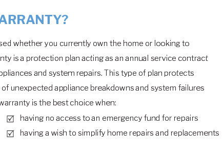 appliance warranty great falls